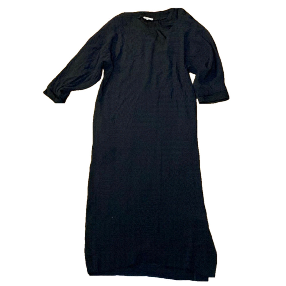 🌷  Rodier Paris🌷 Classic Vintage Long Black Stylish Dress